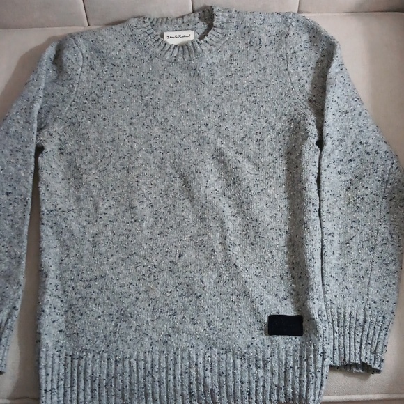 Deus ex Machina lambswool grey sweater - Picture 2 of 7
